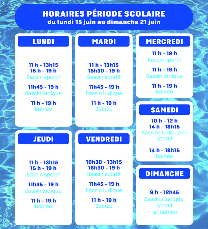7 - horaires scolaire
